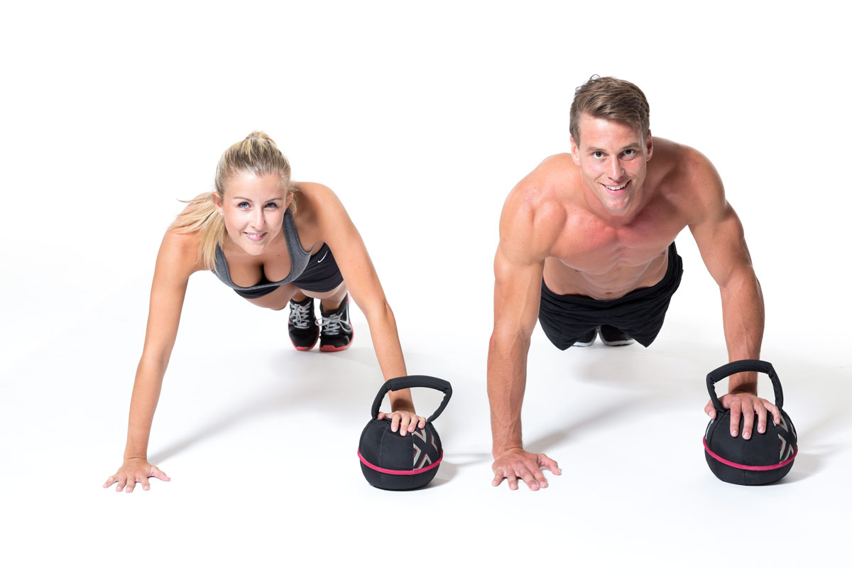 Push Up with Smashbell/Kettlebell