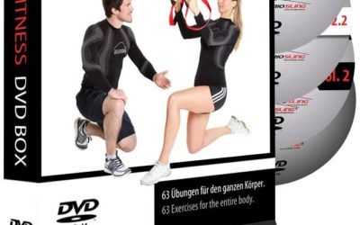 Variosling DVD Slingfitness Set 1-4, rot schwarz, DVD06