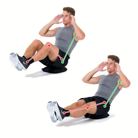 Crunch balanced Legs