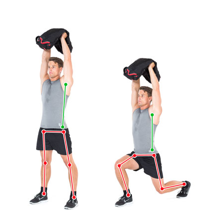 Lunge Overhead
