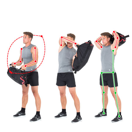 Sandbag Ganzkörperrotation