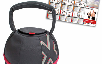 Erste Kettlebell aus Stoff Gymbox Smashbell, 4-20 kg, befüllt