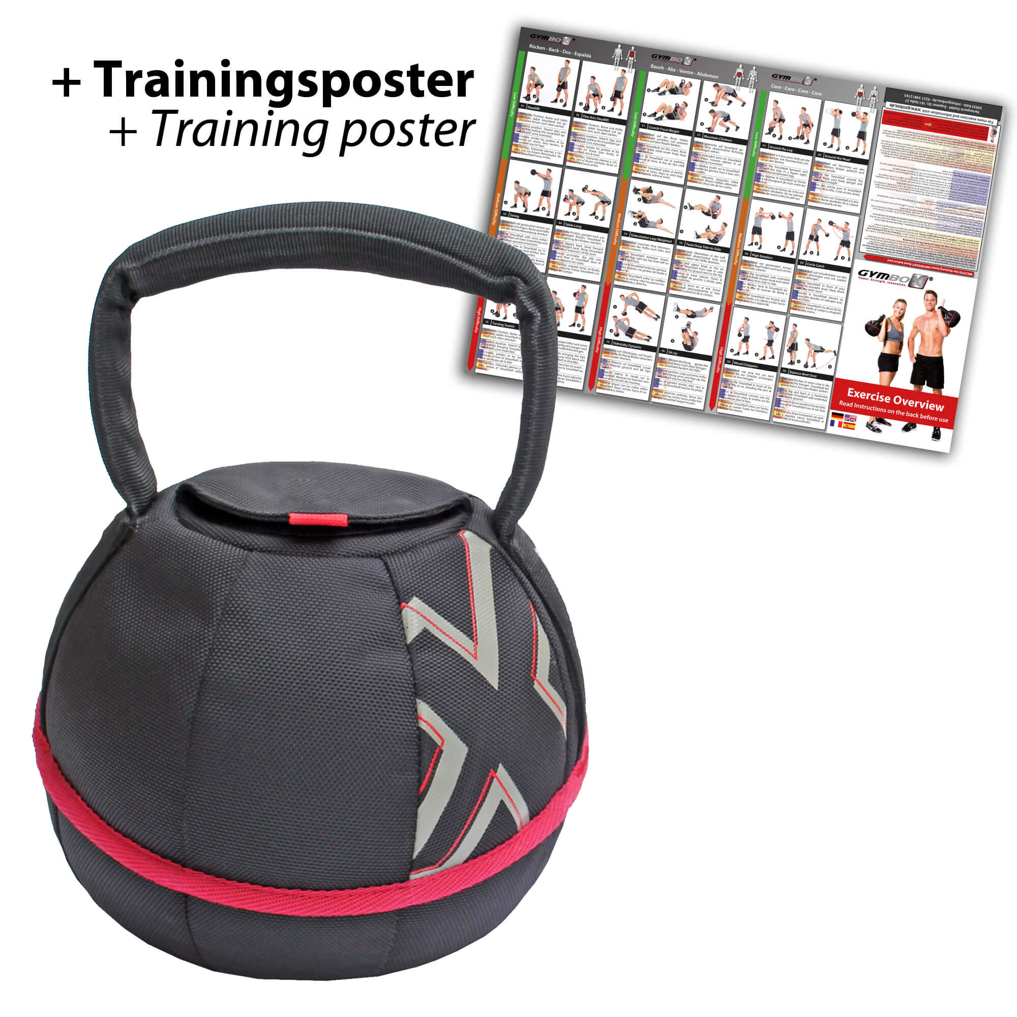 smashbell-SB001-befüllt-poster Gymbox Smashbell Kettlebell