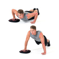 Push-up wide